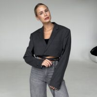 MINI GRAY Z WIĄZANIEM no4