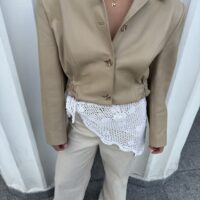 KORONKOWA CHUSTA OZDOBNA