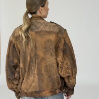 KURTKA VINTAGE ZE SKÓRY NATURALNEJ no1