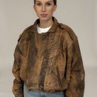 KURTKA VINTAGE ZE SKÓRY NATURALNEJ no1