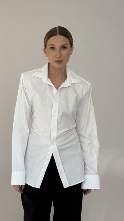 BIAŁA TALIOWANA KOSZULA no5